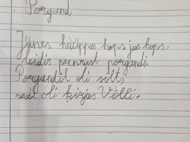 Porgandist luuletused ja lood 2.kl